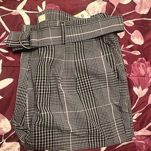 Women plaid slacks